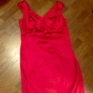 Red Dress Knee Length